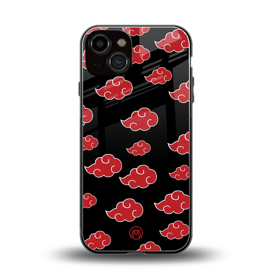 akatsuki naruto anime back phone cover | glass case for iphone 13