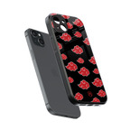 akatsuki naruto anime back phone cover | glass case for iphone 14 plus