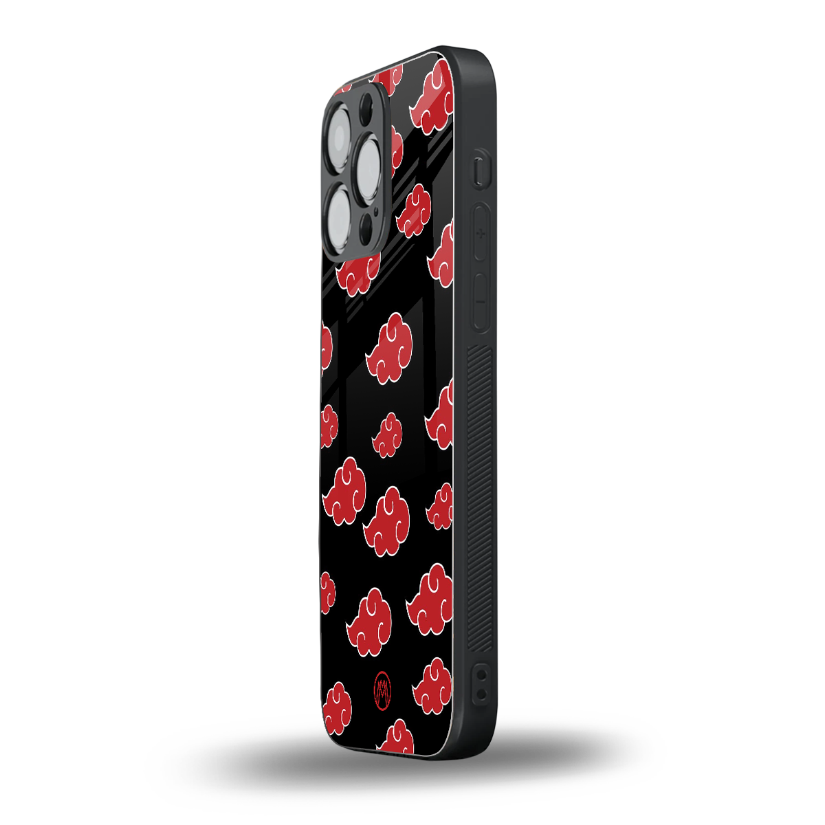akatsuki naruto anime back phone cover | glass case for iphone 14 pro max