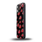 akatsuki naruto anime back phone cover | glass case for iphone 16 plus
