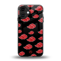 akatsuki naruto anime back phone cover | glass case for iphone 16