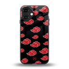 akatsuki naruto anime back phone cover | glass case for iphone 16