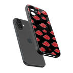 akatsuki naruto anime back phone cover | glass case for iphone 16