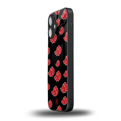 akatsuki naruto anime back phone cover | glass case for iphone 16