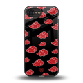 akatsuki naruto anime back phone cover | glass case for iphone 16e