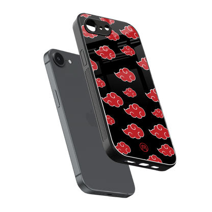 akatsuki naruto anime back phone cover | glass case for iphone 16e