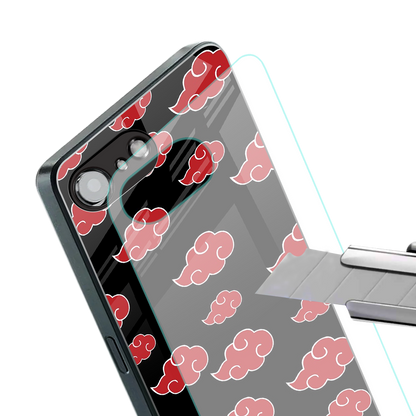 akatsuki naruto anime back phone cover | glass case for iphone 16e