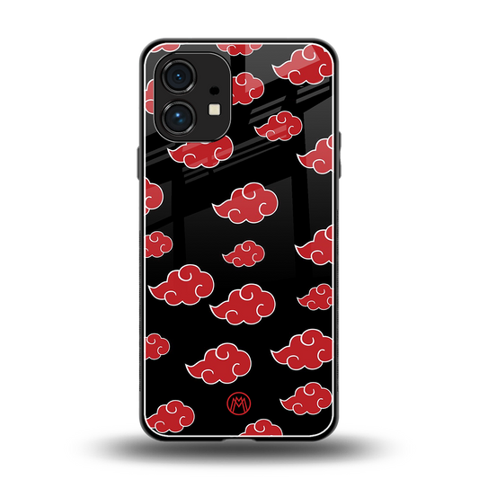 akatsuki naruto anime back phone cover | glass case for nothing phone 1