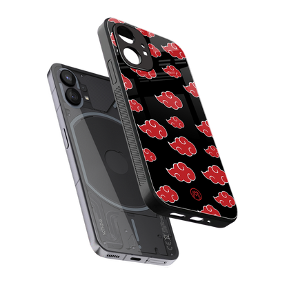 akatsuki naruto anime back phone cover | glass case for nothing phone 1