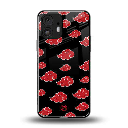 akatsuki naruto anime back phone cover | glass case for nothing phone 2
