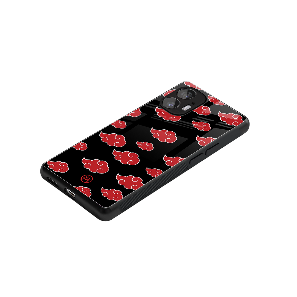 akatsuki naruto anime back phone cover | glass case for nothing phone 2