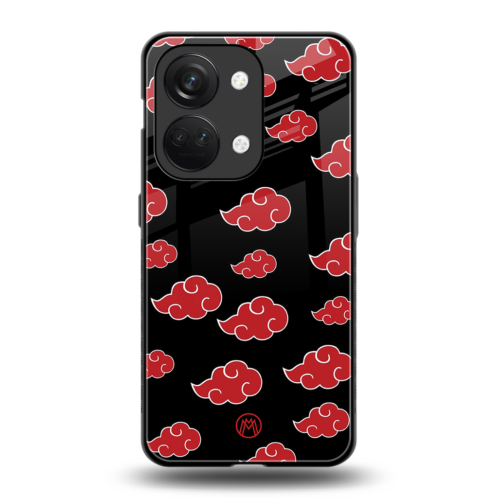 akatsuki naruto anime back phone cover | glass case for oneplus nord 3