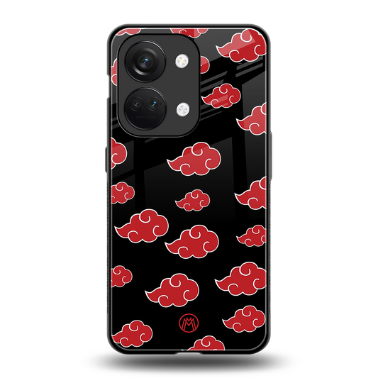 akatsuki naruto anime back phone cover | glass case for oneplus nord 3