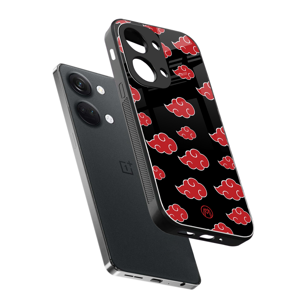 akatsuki naruto anime back phone cover | glass case for oneplus nord 3