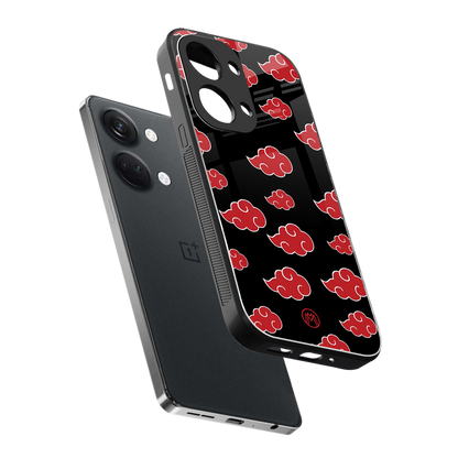 akatsuki naruto anime back phone cover | glass case for oneplus nord 3