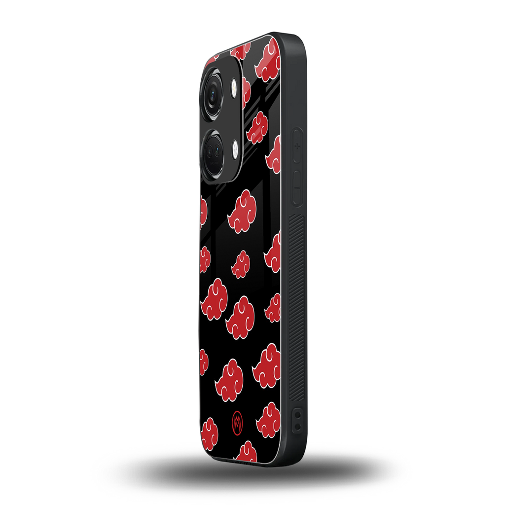 akatsuki naruto anime back phone cover | glass case for oneplus nord 3