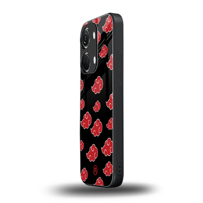 akatsuki naruto anime back phone cover | glass case for oneplus nord 3