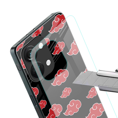 akatsuki naruto anime back phone cover | glass case for oneplus nord 3