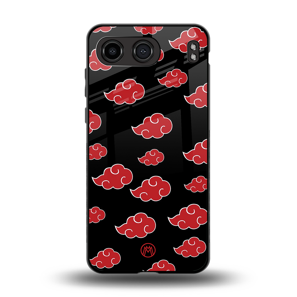 akatsuki naruto anime back phone cover | glass case for oneplus nord 4