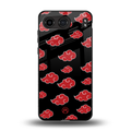 akatsuki naruto anime back phone cover | glass case for oneplus nord 4