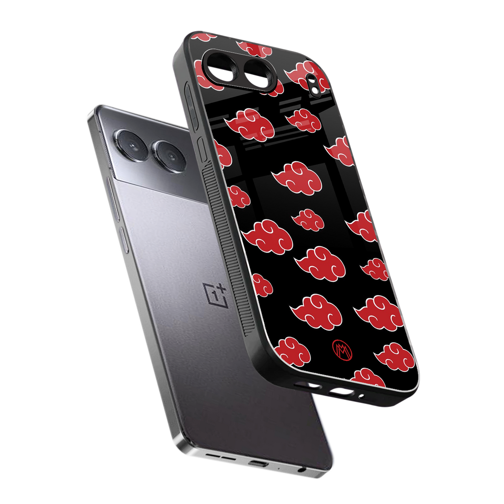 akatsuki naruto anime back phone cover | glass case for oneplus nord 4