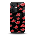 akatsuki naruto anime back phone cover | glass case for oneplus nord ce 3