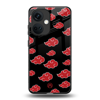 akatsuki naruto anime back phone cover | glass case for oneplus nord ce 3