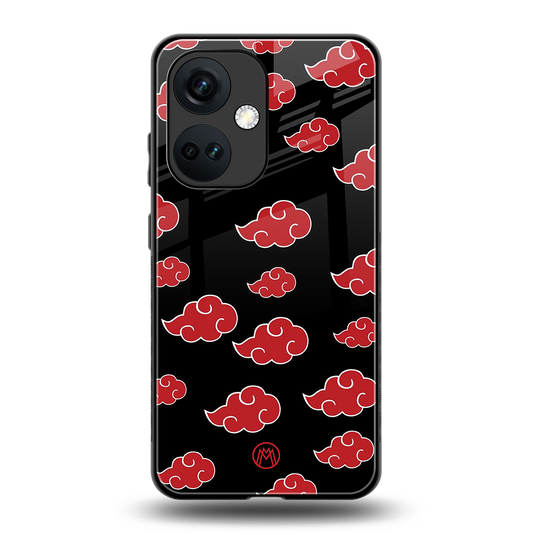 akatsuki naruto anime back phone cover | glass case for oneplus nord ce 3