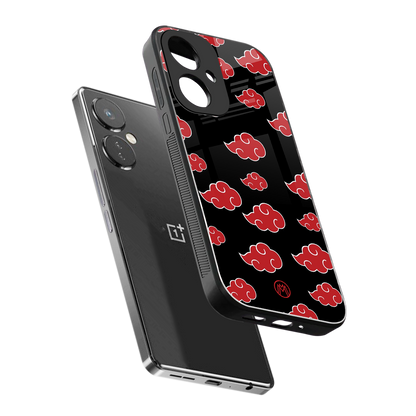 akatsuki naruto anime back phone cover | glass case for oneplus nord ce 3