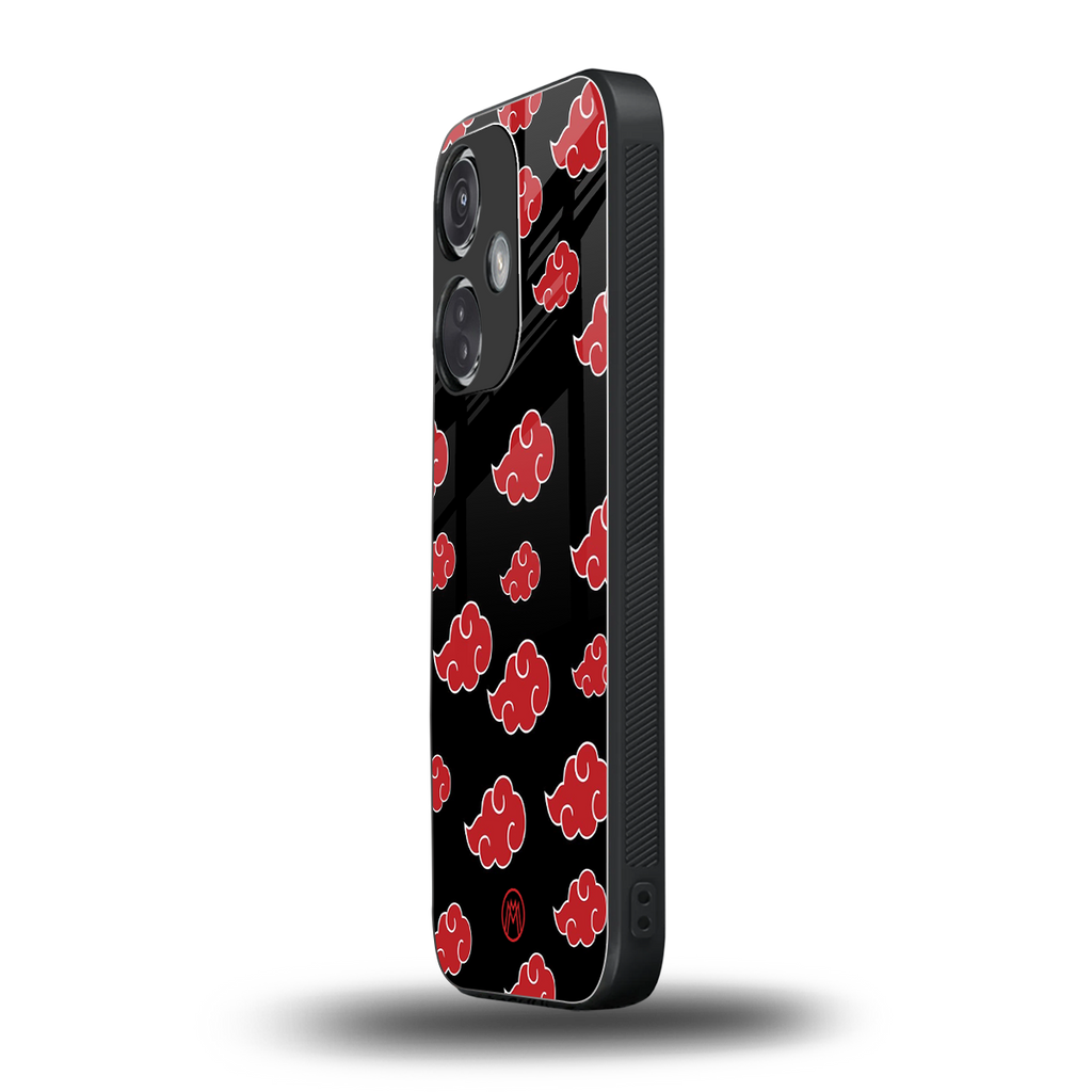 akatsuki naruto anime back phone cover | glass case for oneplus nord ce 3