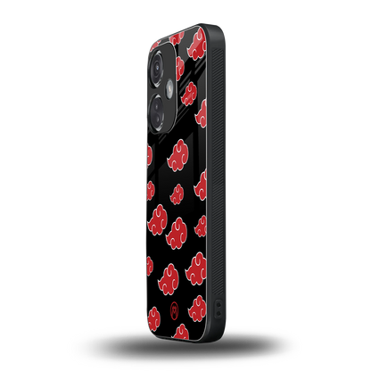 akatsuki naruto anime back phone cover | glass case for oneplus nord ce 3
