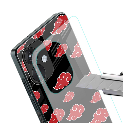 akatsuki naruto anime back phone cover | glass case for oneplus nord ce 3