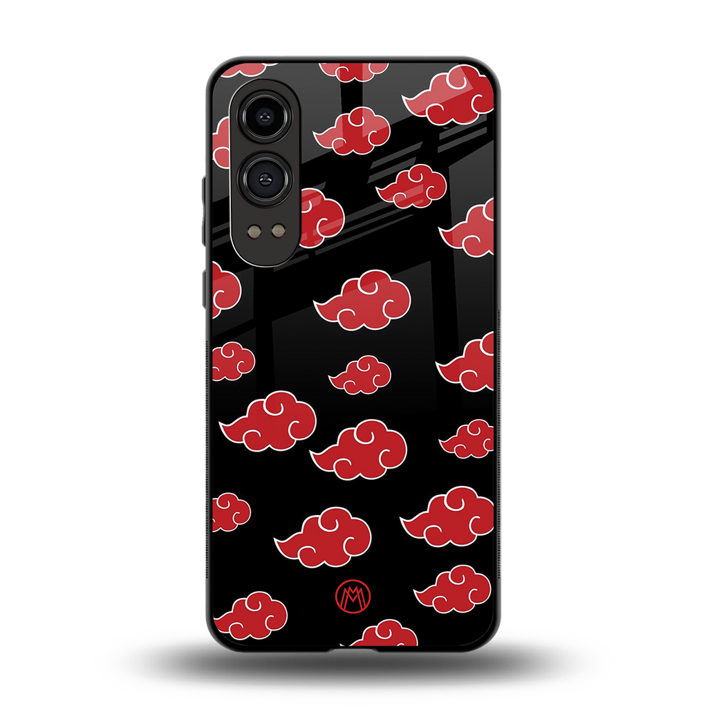 akatsuki naruto anime back phone cover | glass case for oneplus nord ce 4 lite
