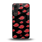 akatsuki naruto anime back phone cover | glass case for oneplus nord ce 4 lite