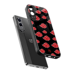 akatsuki naruto anime back phone cover | glass case for oneplus nord ce 4 lite
