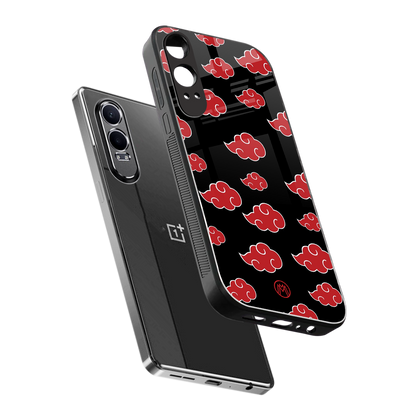 akatsuki naruto anime back phone cover | glass case for oneplus nord ce 4 lite