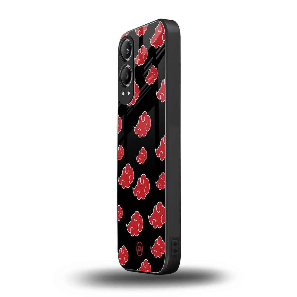 akatsuki naruto anime back phone cover | glass case for oneplus nord ce 4 lite