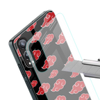 akatsuki naruto anime back phone cover | glass case for oneplus nord ce 4 lite