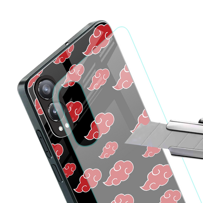 akatsuki naruto anime back phone cover | glass case for oneplus nord ce 4 lite