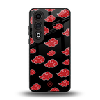 akatsuki naruto anime back phone cover | glass case for oneplus nord ce 4