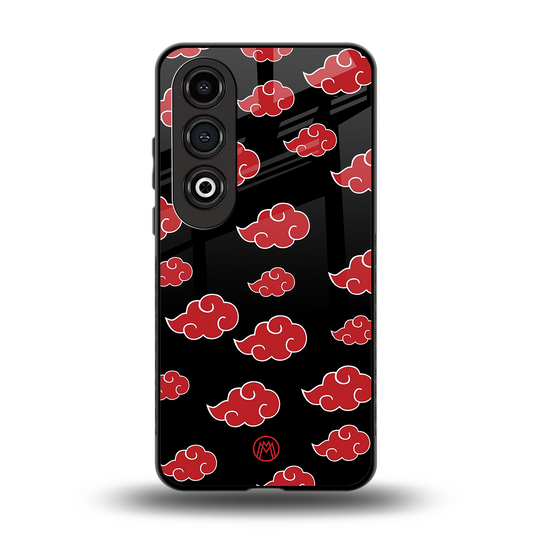 akatsuki naruto anime back phone cover | glass case for oneplus nord ce 4