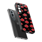 akatsuki naruto anime back phone cover | glass case for oneplus nord ce 4