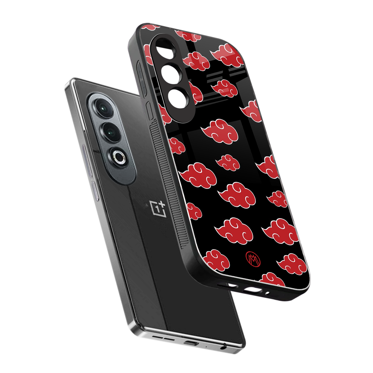 akatsuki naruto anime back phone cover | glass case for oneplus nord ce 4