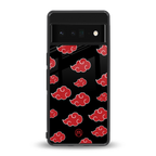 akatsuki naruto anime back phone cover | glass case for google pixel 6 pro