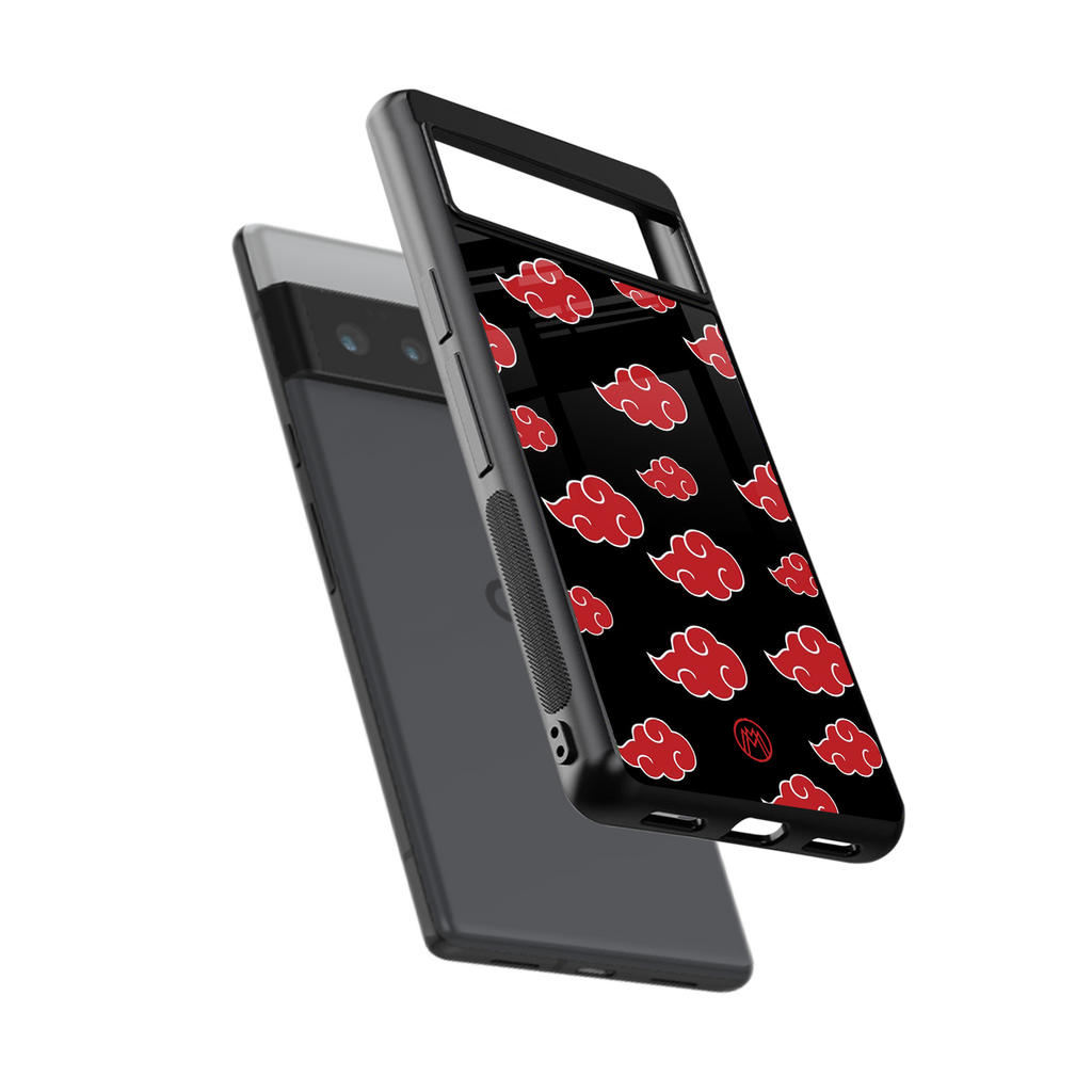 akatsuki naruto anime back phone cover | glass case for google pixel 6 pro