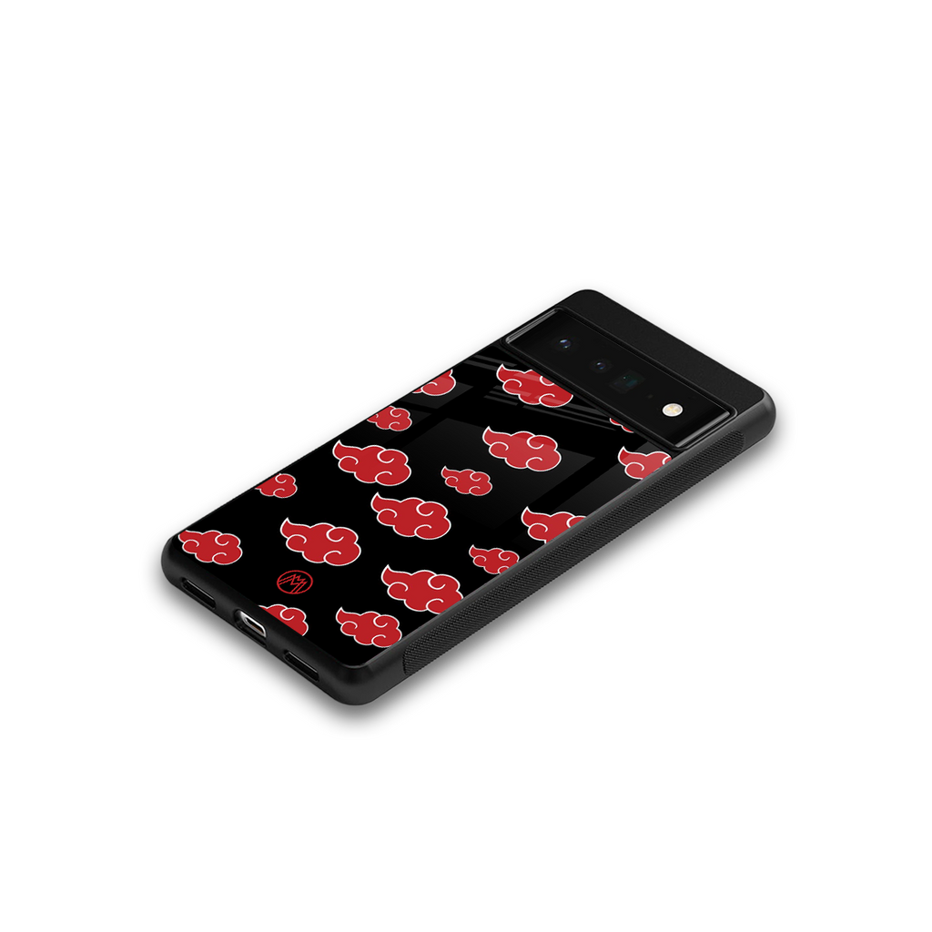 akatsuki naruto anime back phone cover | glass case for google pixel 6 pro