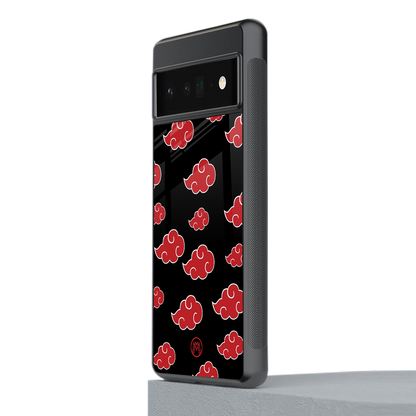akatsuki naruto anime back phone cover | glass case for google pixel 6 pro