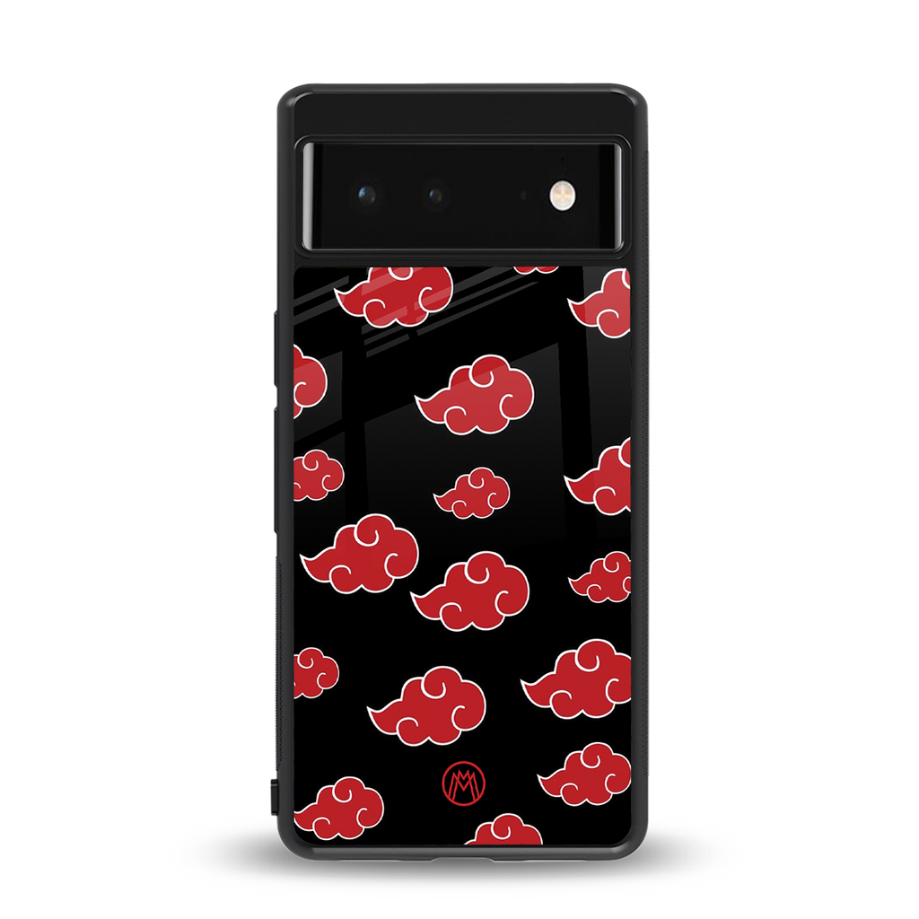 akatsuki naruto anime back phone cover | glass case for google pixel 6