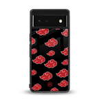 akatsuki naruto anime back phone cover | glass case for google pixel 6