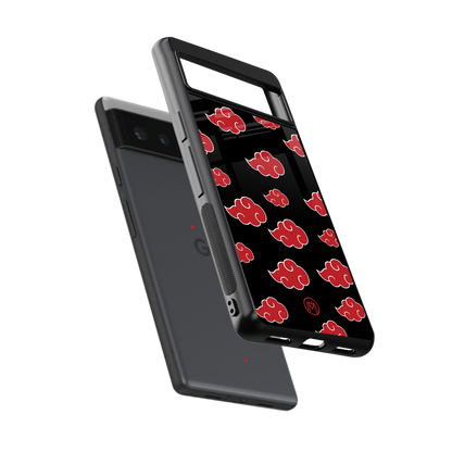 akatsuki naruto anime back phone cover | glass case for google pixel 6